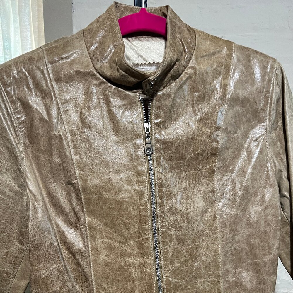 Vintage Cache Leather Jacket, Small - image 2
